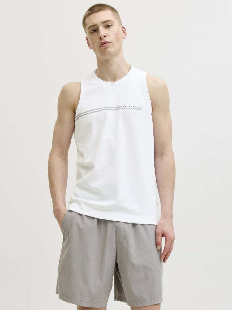 Jack Jones Fusıon Chest Brand Regular Fit Erkek Atlet 12295005