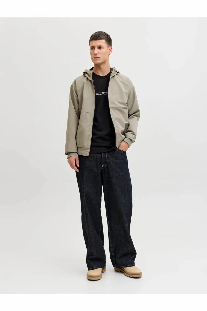 Jack Jones Fusıon Chest Regular Fit Erkek Tişört 12289936 (1)