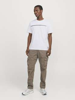 Jack Jones Fusıon Full Brendıng Erkek Tişört 12273120 - 3