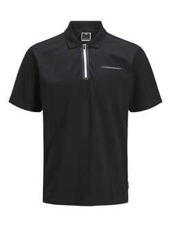 Jack Jones Fusıon Pıque Fermuarlı Polo Yaka Erkek Tişört 12273127 - 1