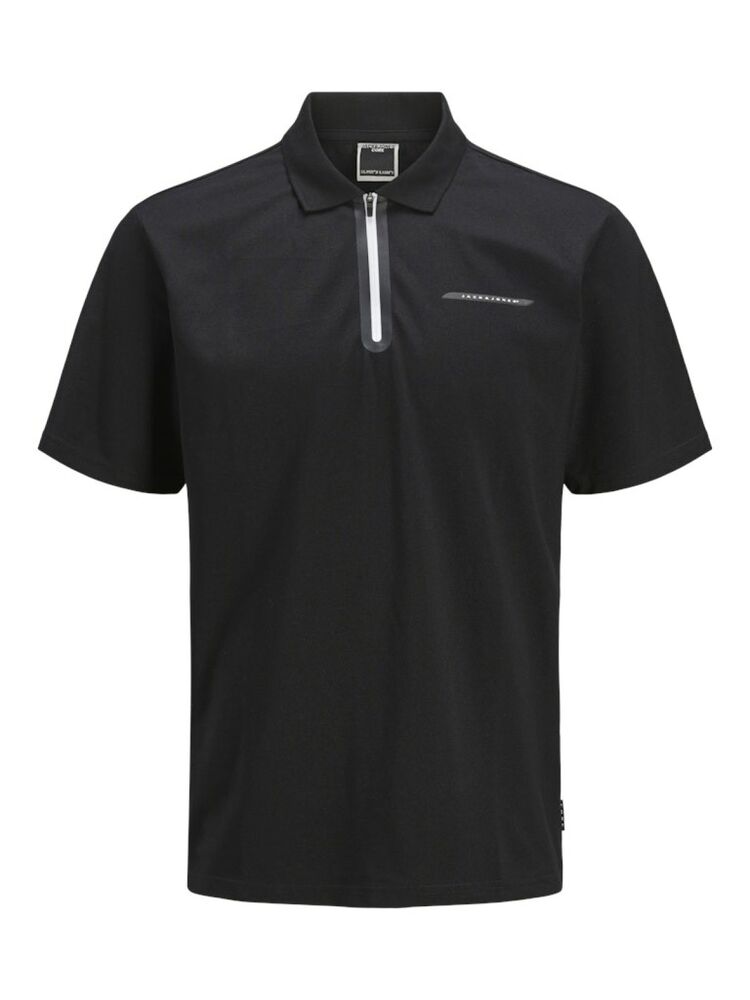 Jack Jones Fusıon Pıque Fermuarlı Polo Yaka Erkek Tişört 12273127 - 1