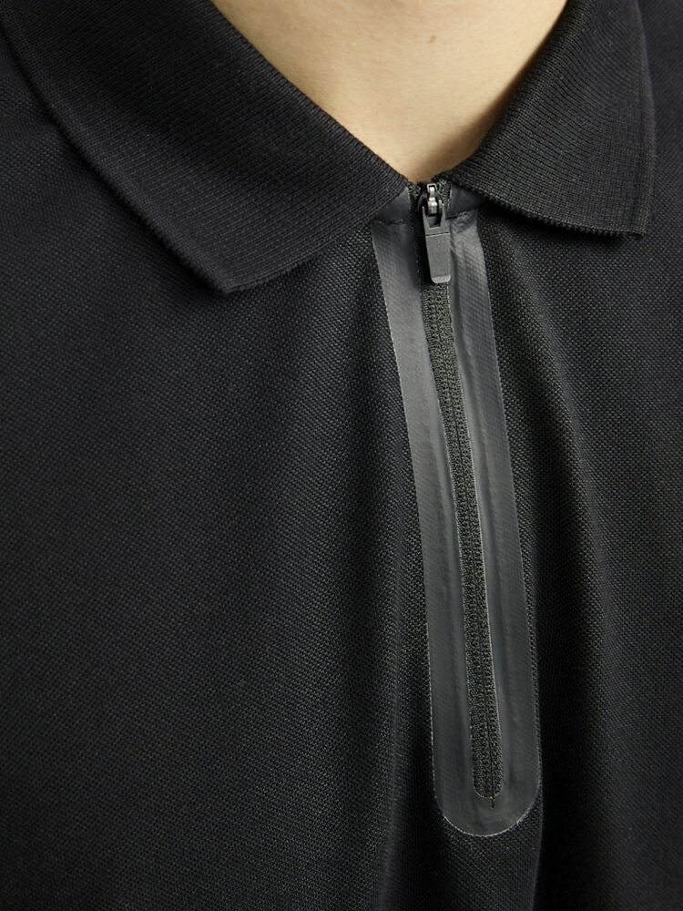 Jack Jones Fusıon Pıque Fermuarlı Polo Yaka Erkek Tişört 12273127 - 3
