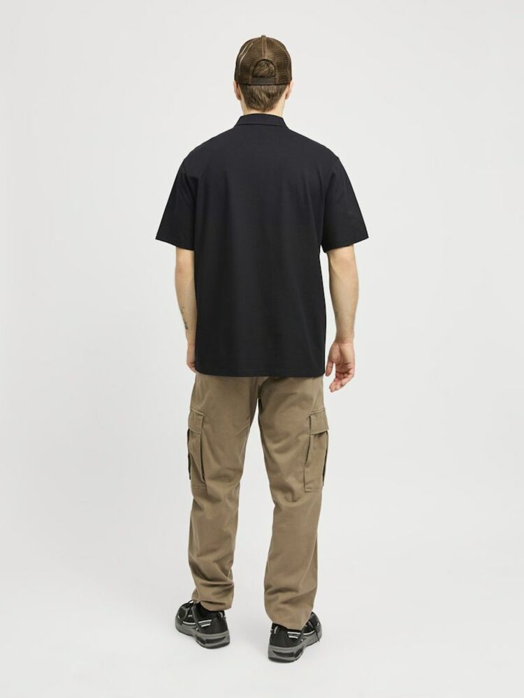 Jack Jones Fusıon Pıque Fermuarlı Polo Yaka Erkek Tişört 12273127 - 5