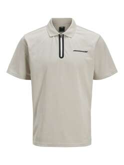 Jack Jones Fusıon Pıque Fermuarlı Polo Yaka Erkek Tişört 12273127 - 1