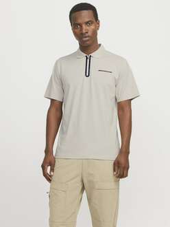 Jack Jones Fusıon Pıque Fermuarlı Polo Yaka Erkek Tişört 12273127 - 2