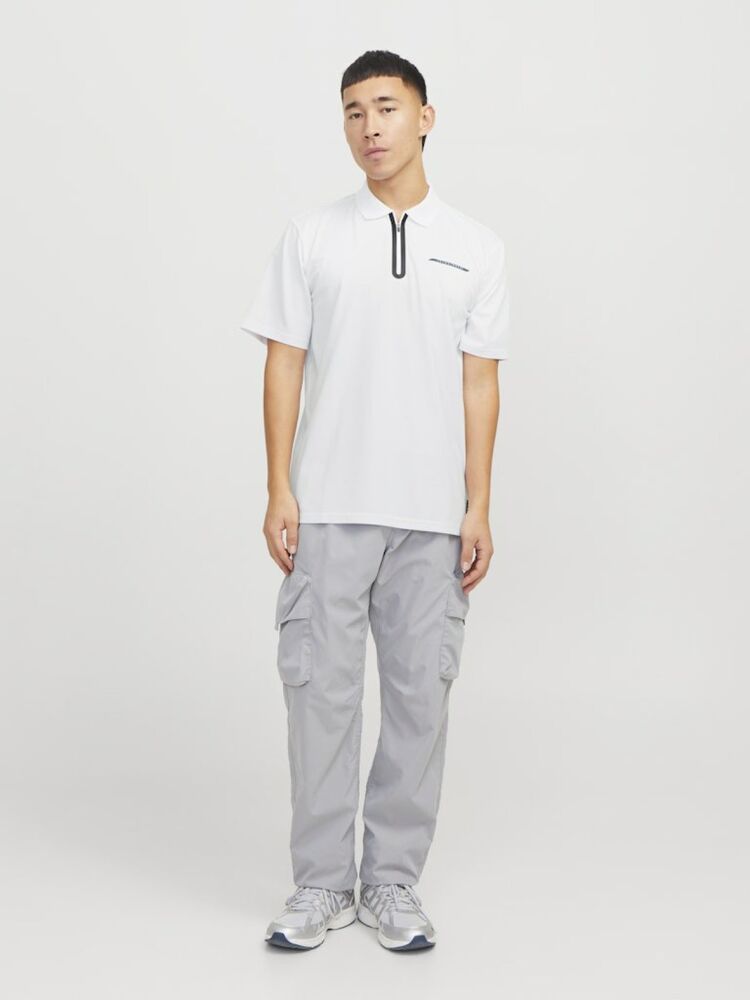 Jack Jones Fusıon Pıque Fermuarlı Polo Yaka Erkek Tişört 12273127 - 3