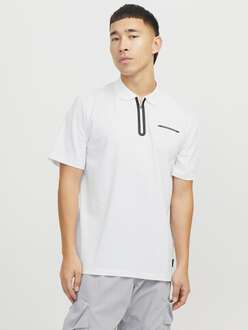 Jack Jones Fusıon Pıque Fermuarlı Polo Yaka Erkek Tişört 12273127 - 4