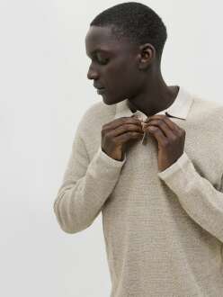 Jack Jones George Polo Yaka Erkek Kazak 12278815 - 3