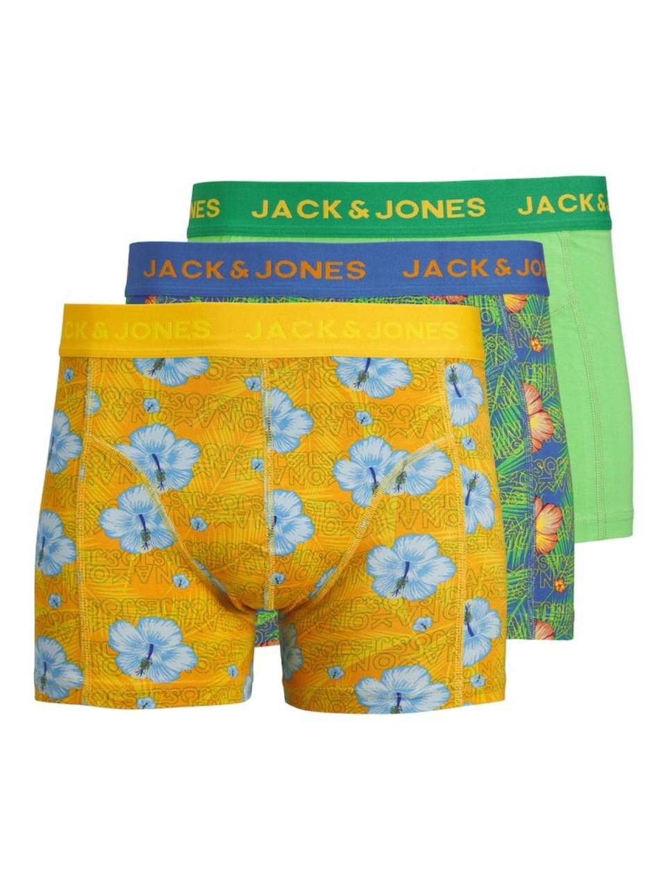 Jack Jones Hawaıı 3Lü Paket Erkek Baxer 12255832 - 1