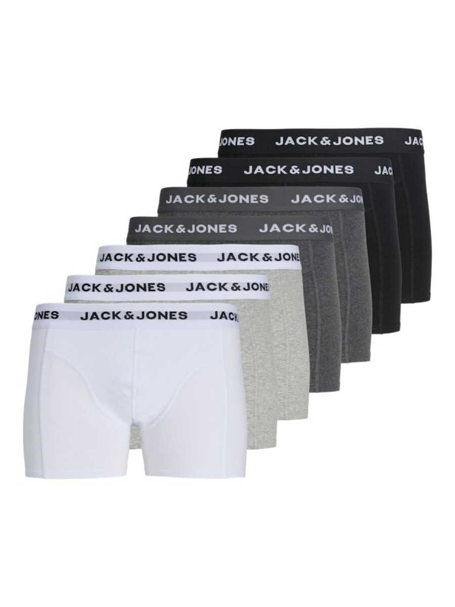 Jack Jones Jacjj Solıd Trunks 7 Pack Boxer 12285371