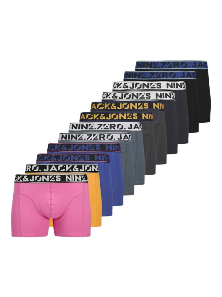 Jack Jones Jacnıne Zero Solıd Trunks 12 Pack Ln Boxer 12277575