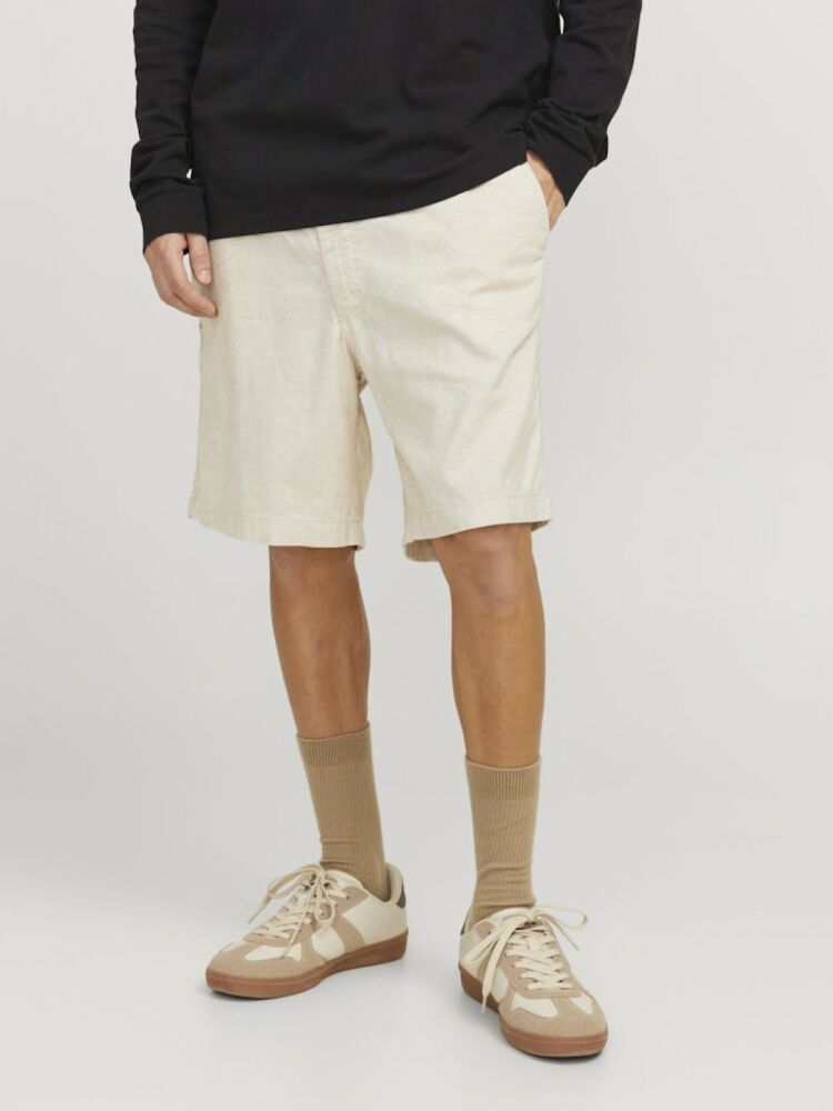 Jack Jones Jaıden Campaıng Keten Karıiımlı Erkek Şort 12274968 - 4