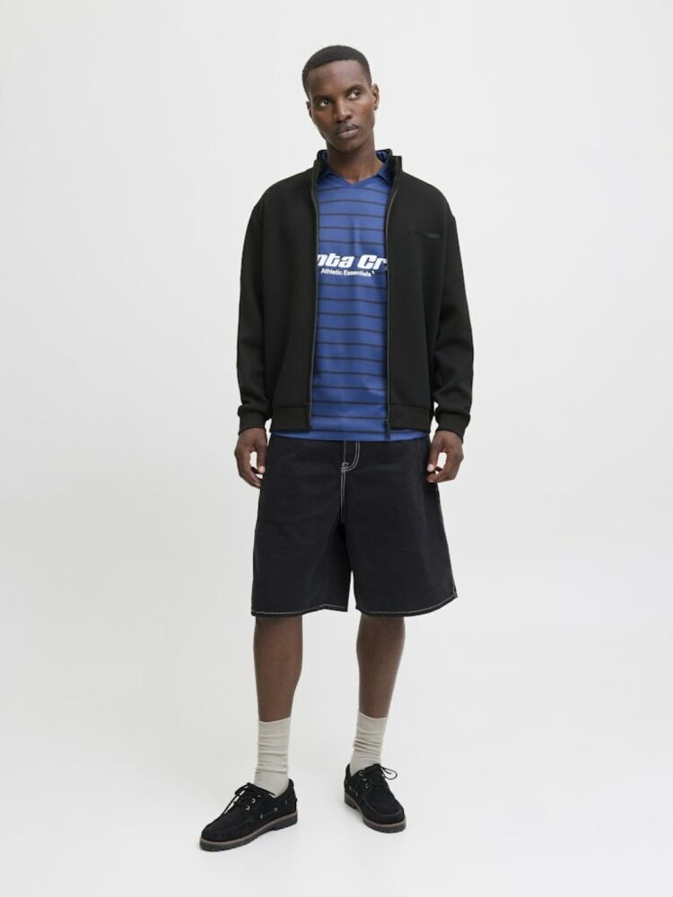 Jack Jones Jcofusıon Scuba Sweat Zıp Hıgh Neck Noos 12282703 (1)