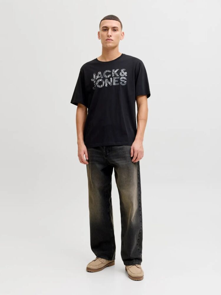Jack Jones Jeff Logo Regular Fit Erkek Tişört 12288536 (1)