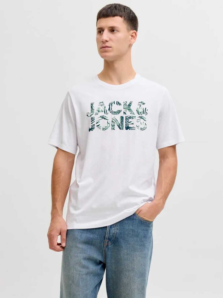 Jack Jones Jeff Logo Regular Fit Erkek Tişört 12288536
