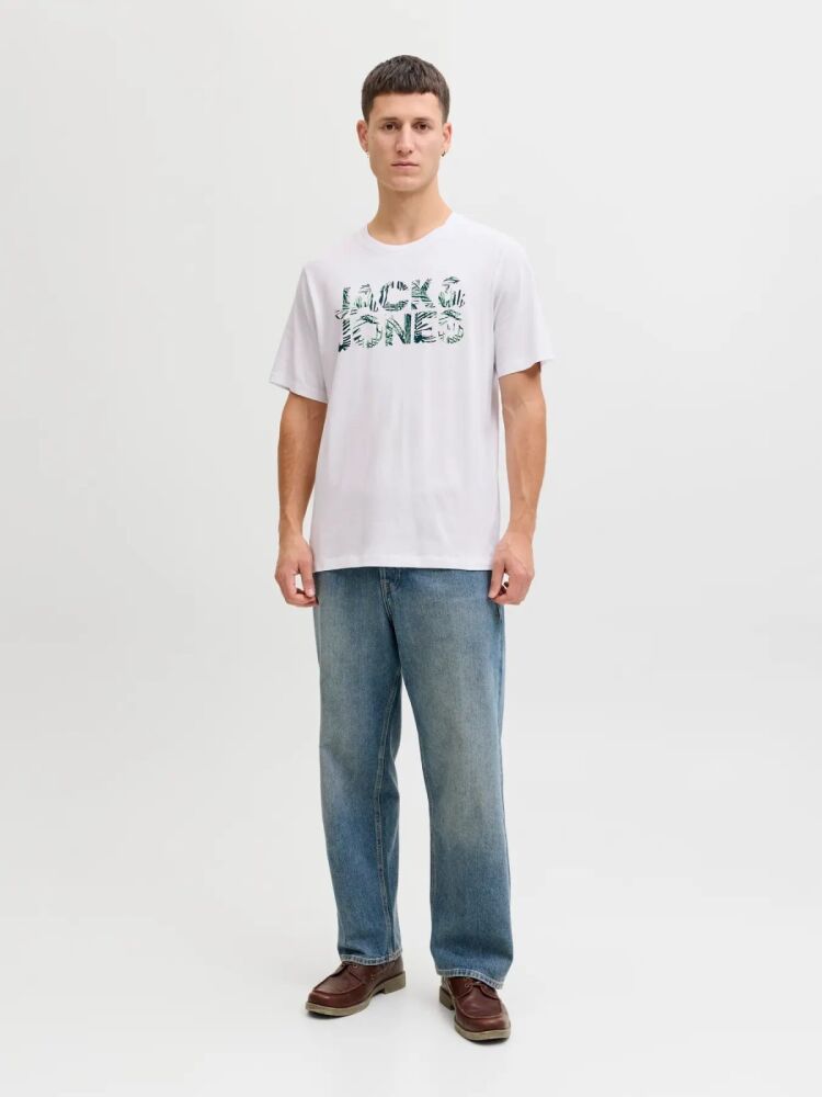 Jack Jones Jeff Logo Regular Fit Erkek Tişört 12288536 (1)
