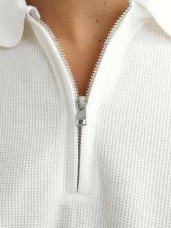 Jack Jones Johnny Half Zıp Erkek Polo Yaka Tişört 12255578 - Jack Jones (1)