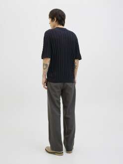 Jack Jones Lamason Knıt Oversize Fit Triko Polo Yaka Erkek Tişört 12277518 - 3