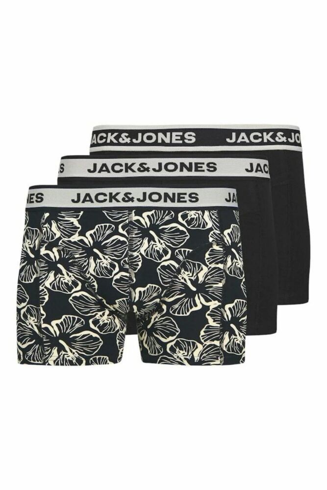 Jack Jones Lıam Flower 3 Lü Paket Erkek Boxer 12286178