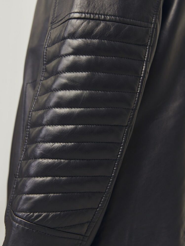 Jack Jones Lıam Lamb Leather Hakikii Deri Erkek Ceket 12269629 - 2