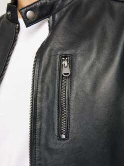 Jack Jones Lıam Lamb Leather Hakikii Deri Erkek Ceket 12269629 - 3