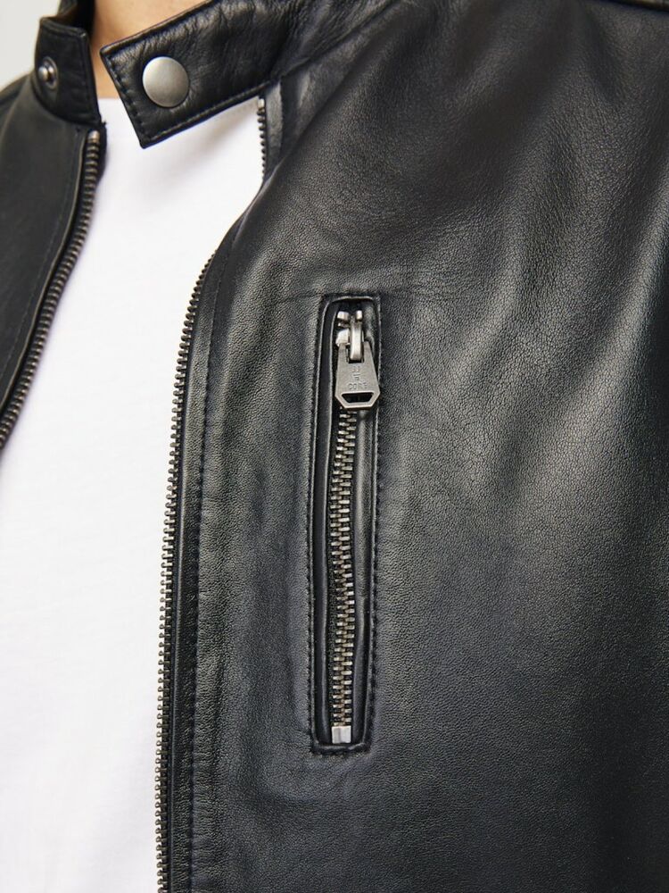 Jack Jones Lıam Lamb Leather Hakikii Deri Erkek Ceket 12269629 - 3