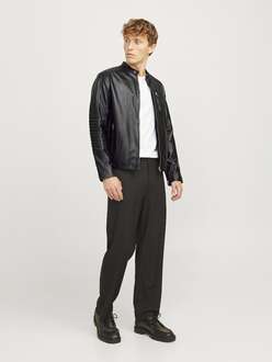 Jack Jones Lıam Lamb Leather Hakikii Deri Erkek Ceket 12269629 - 5