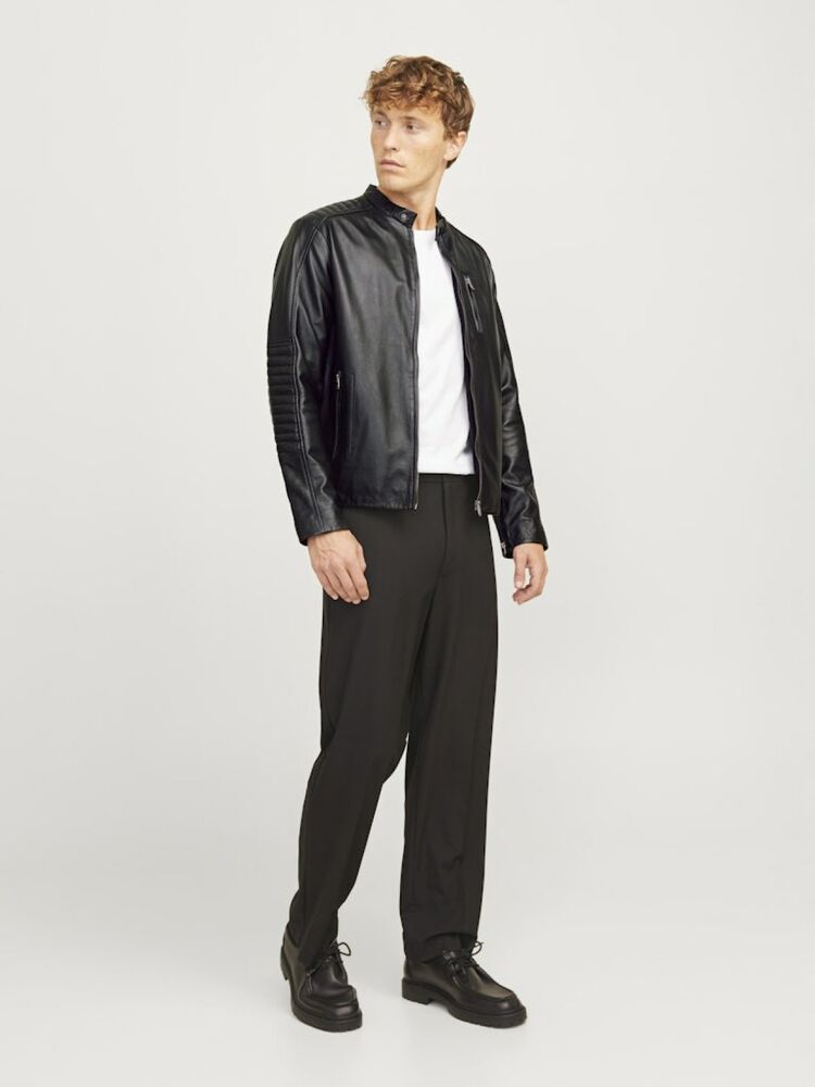 Jack Jones Lıam Lamb Leather Hakikii Deri Erkek Ceket 12269629 - 5