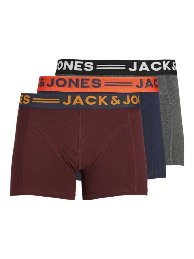 Jack Jones Lıcfıeld 3 Lü Paket Erkek Boxer 12113943