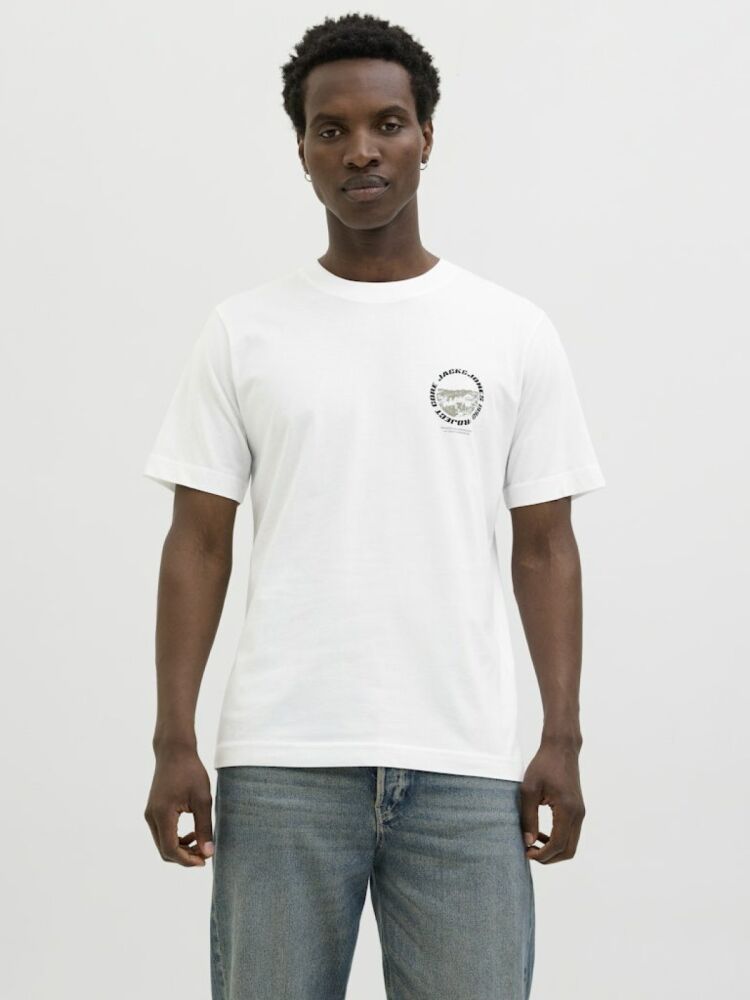 Jack Jones Lıdo Chest Regular Fit Erkek Tişört 12281092 - 2