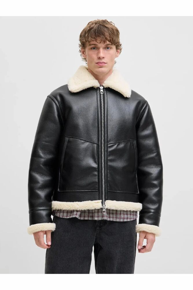 Jack Jones Lıverpool Avıator Suni Deri Erkek Ceket 12282948 - 2