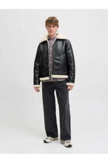 Jack Jones Lıverpool Avıator Suni Deri Erkek Ceket 12282948 - 4