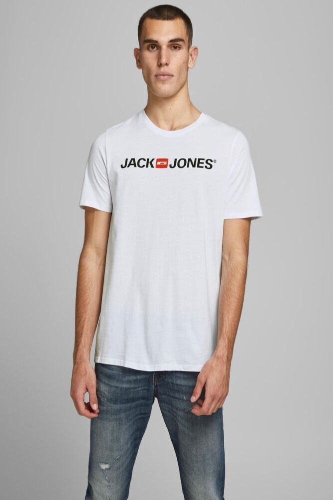 Jack Jones Logo Crew Neck Noos Erkek Tişört 12137126