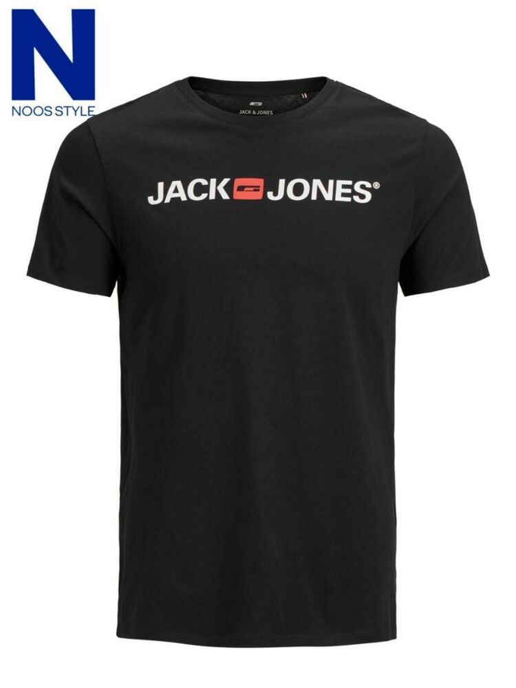 Jack Jones Logo Crew Neck Noos Erkek Tişört 12137126 - 1