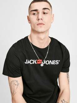 Jack Jones Logo Crew Neck Noos Erkek Tişört 12137126 - 4