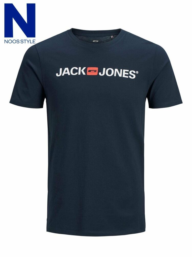 Jack Jones Logo Crew Neck Noos Erkek Tişört 12137126 - 1
