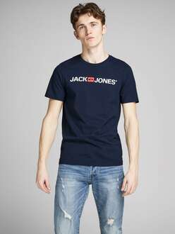 Jack Jones Logo Crew Neck Noos Erkek Tişört 12137126 - 2