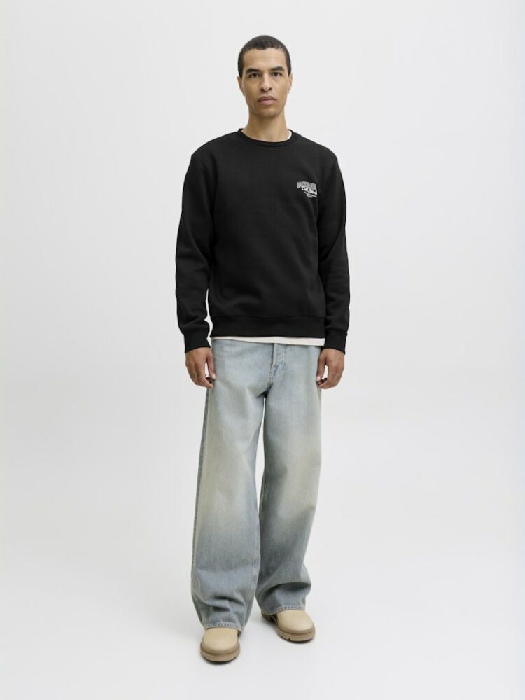 Jack Jones Makota Bisiklet Yala Regular Fit Erkek Sweat 12278601 (1)