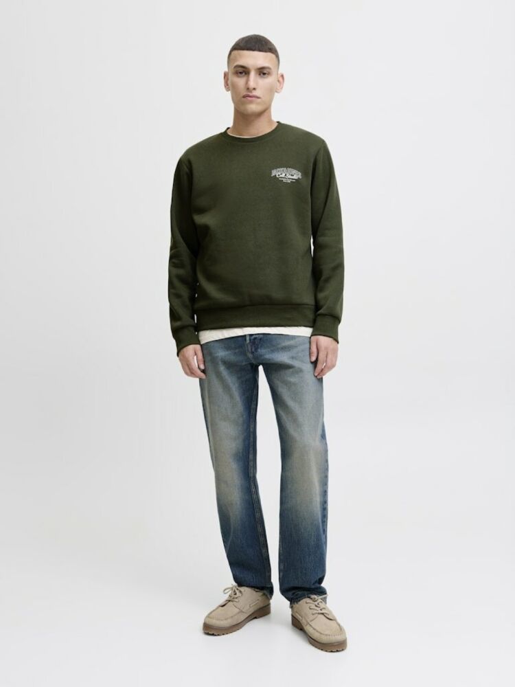 Jack Jones Makota Bisiklet Yala Regular Fit Erkek Sweat 12278601 (1)