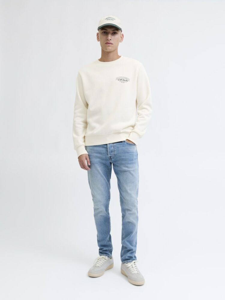 Jack Jones Makota Bisiklet Yala Regular Fit Erkek Sweat 12278601 (1)