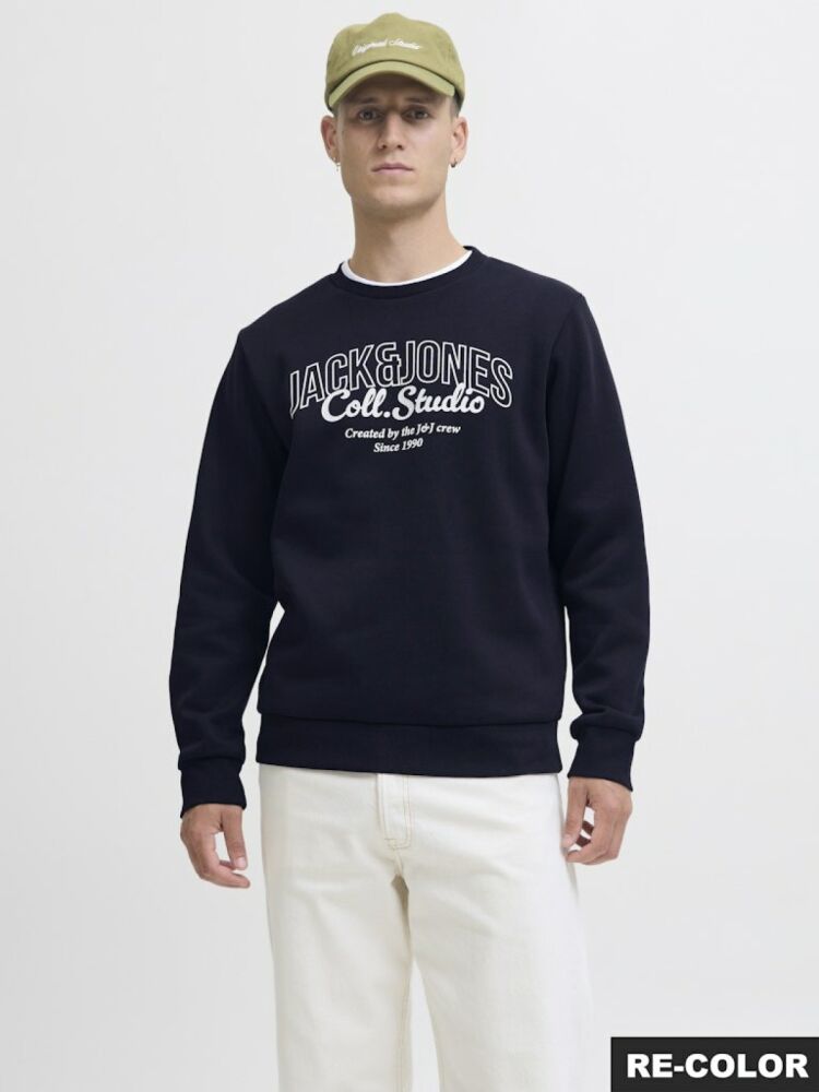 Jack Jones Makota Bisiklet Yala Regular Fit Erkek Sweat 12278601