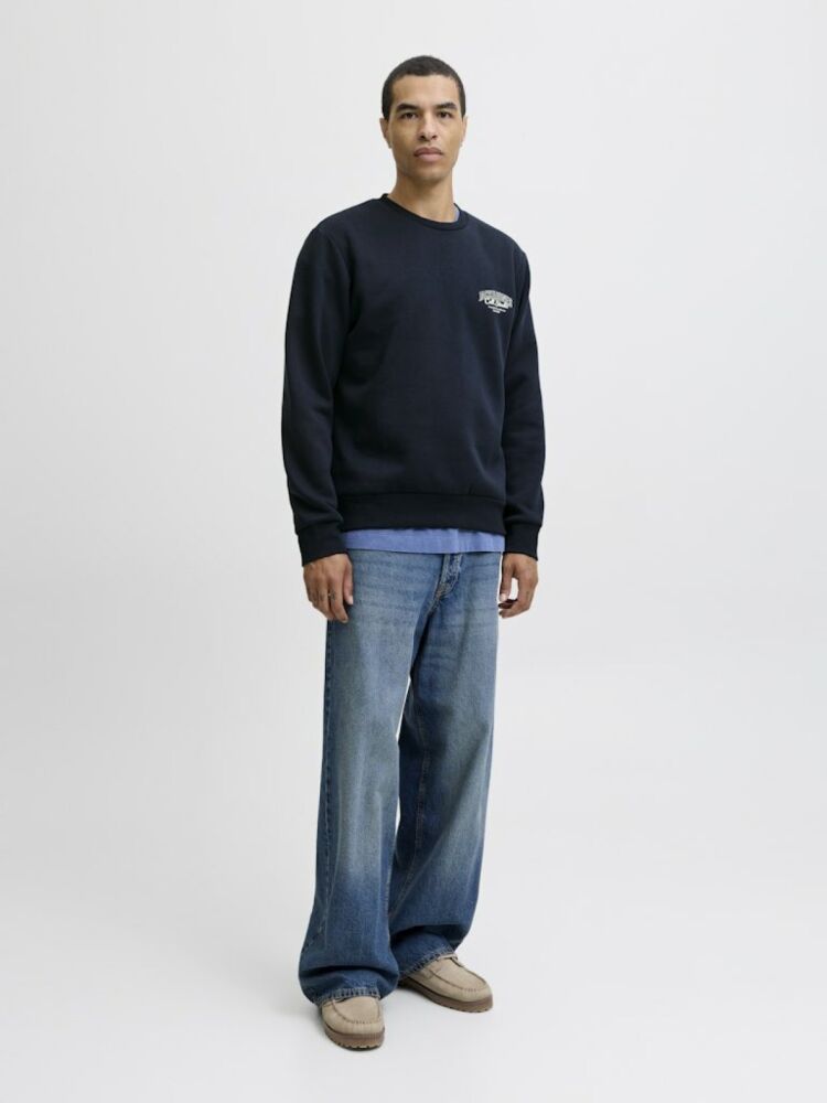 Jack Jones Makota Bisiklet Yala Regular Fit Erkek Sweat 12278601 (1)