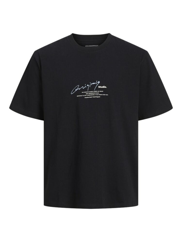 Jack Jones Manchester Scrıpt Loose Fit Erkek Tişört 12273373