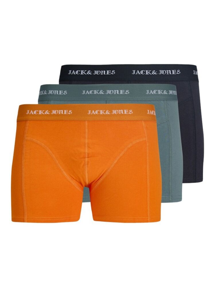 Jack Jones Mıles Solıd 3 Lü Paket Erkek Boxer 12281994