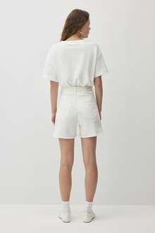 Mavi Mıllıe Off White 90's Kadın Jean Şort 1458987074 - 4