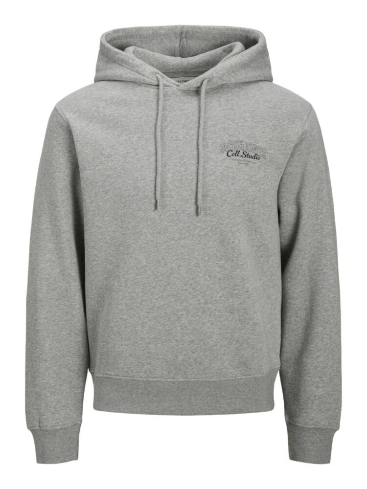 Jack Jones Mokoto Kapüşonlu Logo Regular Fit Erkek Sweat 12278606