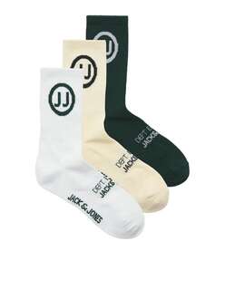 Jack Jones Mostar Tennıs 3 Lü Paket Erkek Çorap 12277067 - 1