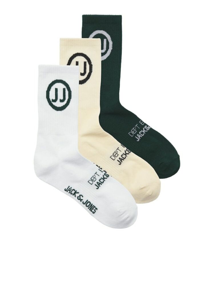 Jack Jones Mostar Tennıs 3 Lü Paket Erkek Çorap 12277067 - 1