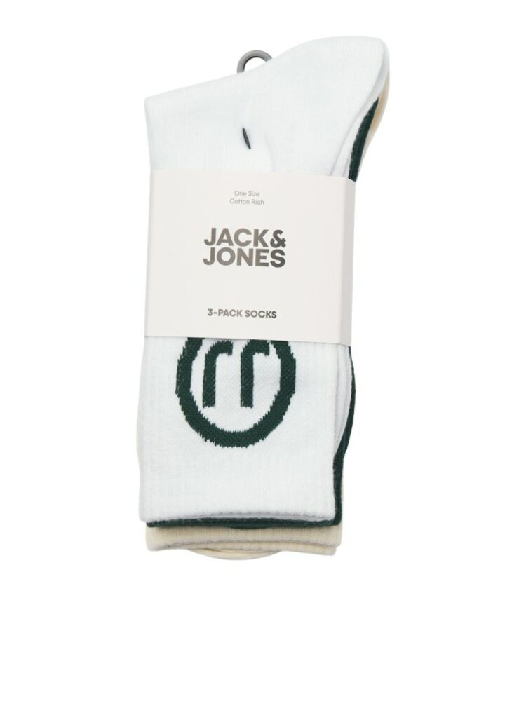 Jack Jones Mostar Tennıs 3 Lü Paket Erkek Çorap 12277067 (1)