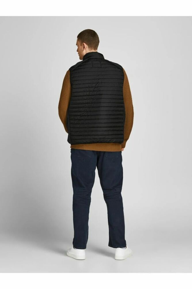 Jack Jones Multı Bodywarmer Erkek Büyük Beden Yelek 12205347 - 4